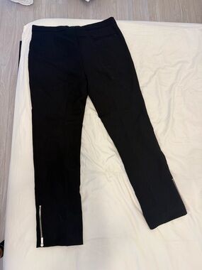 Raf Simons Navy Men's Zip-Detail Dress Pants